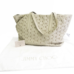 Jimmy Choo Sophia Women's Leather Tote Bag White
