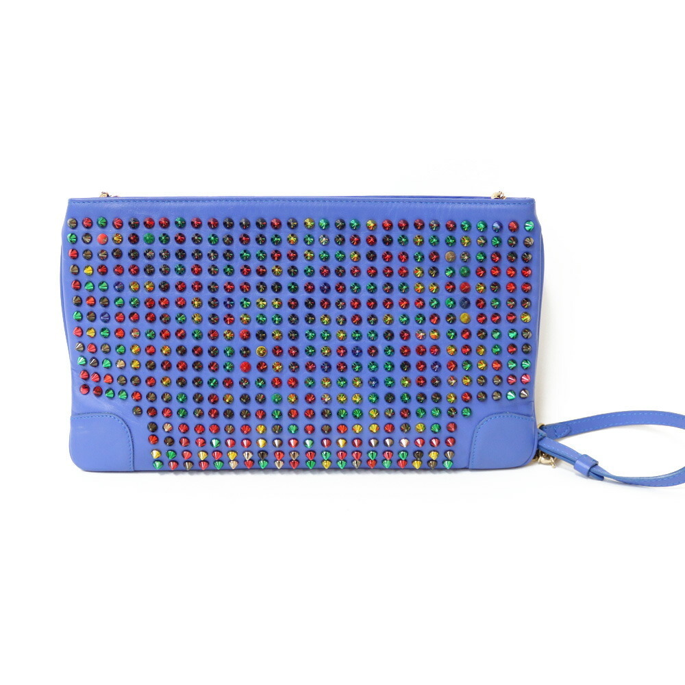 Leather crossbody bag Christian Louboutin Multicolour in Leather