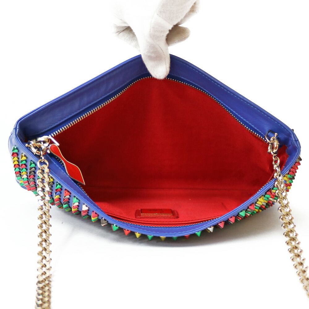 Leather crossbody bag Christian Louboutin Multicolour in Leather