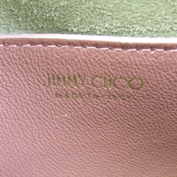 Jimmy Choo JC Motif Women's Leather Shoulder Bag Pink