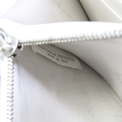 Bottega Veneta Intrecciato Unisex Leather Long Bill Wallet (bi-fold) White