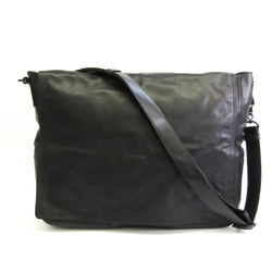 Bottega Veneta Men's Leather Shoulder Bag Black