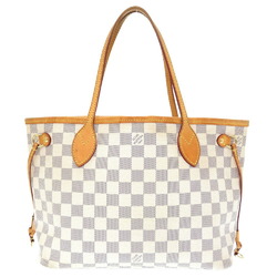 Louis Vuitton Louis Vuitton Neverfull PM White Damier Azur Canvas