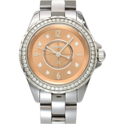 Chanel J12 Chromatic H2563 Diamond Bezel Quartz Watch Titanium Ceramic Pink 0005CHANEL Ladies