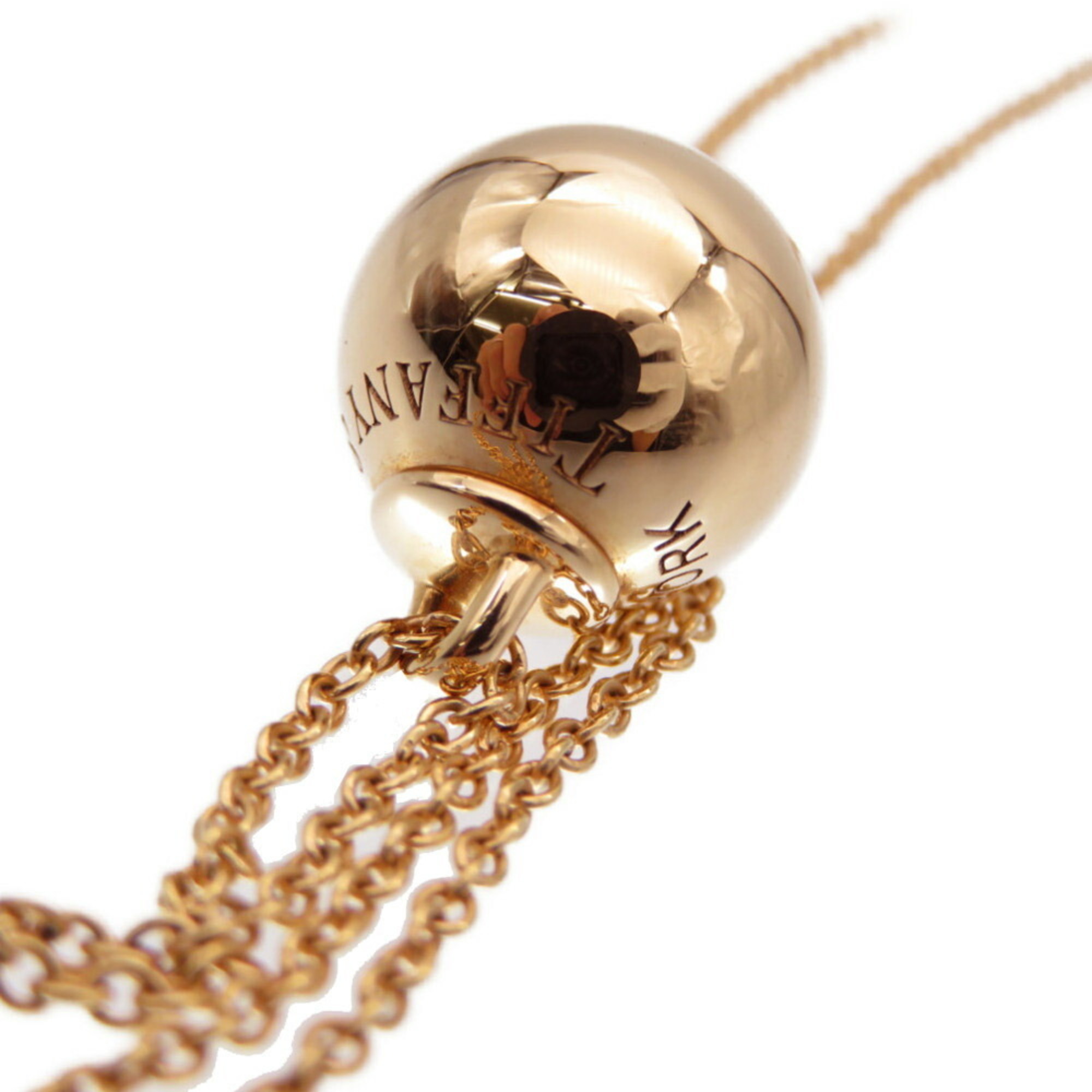 Tiffany Hardware Ball 12mm Rose Gold Necklace K18PG 750 0008 TIFFANY & Co.