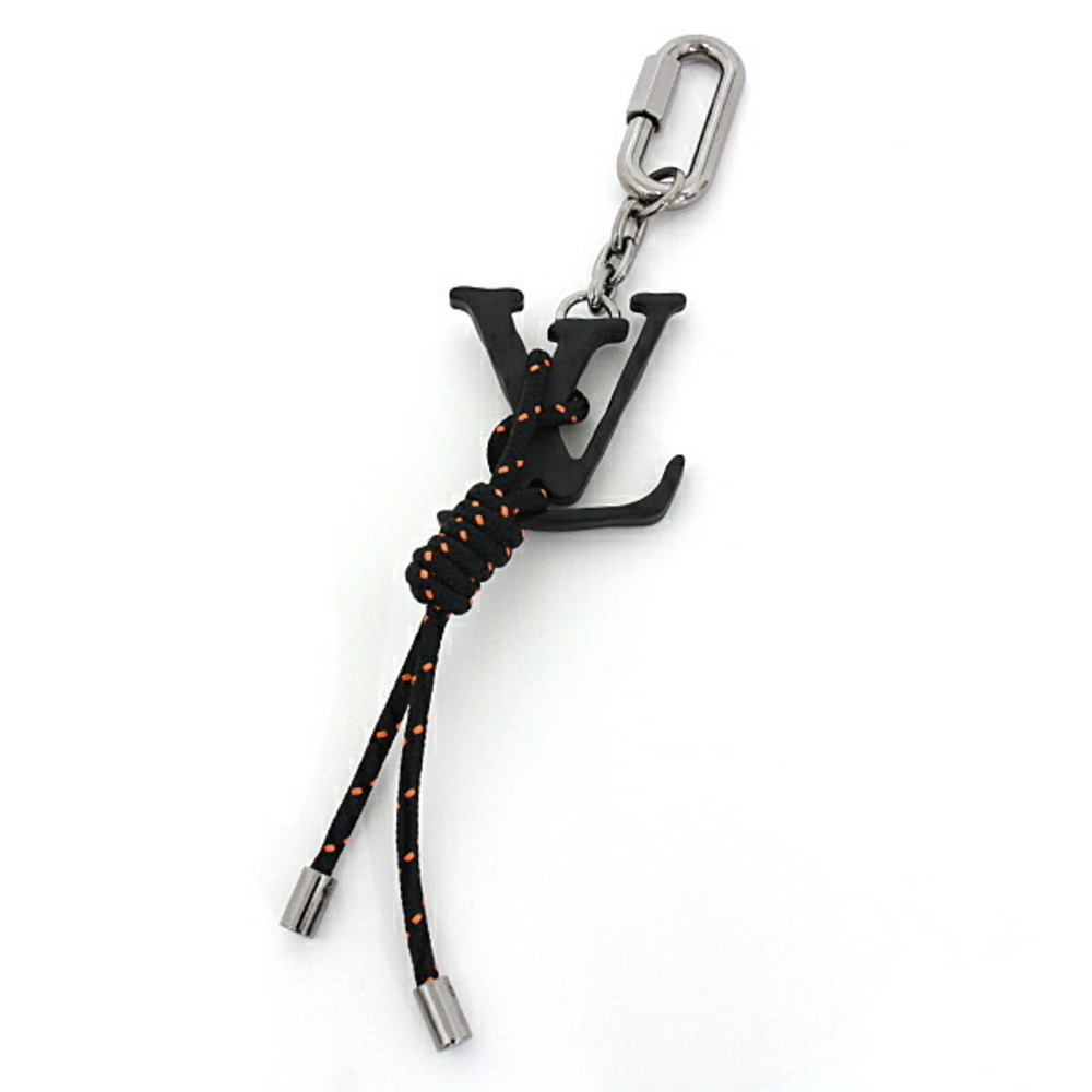 Louis Vuitton Portocre LV Shape Rope MP2617 Keychain Bag Charm LE1109 Noir  Initials