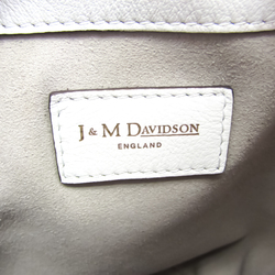 J&M Davidson Carnival M Women's Leather Shoulder Bag White