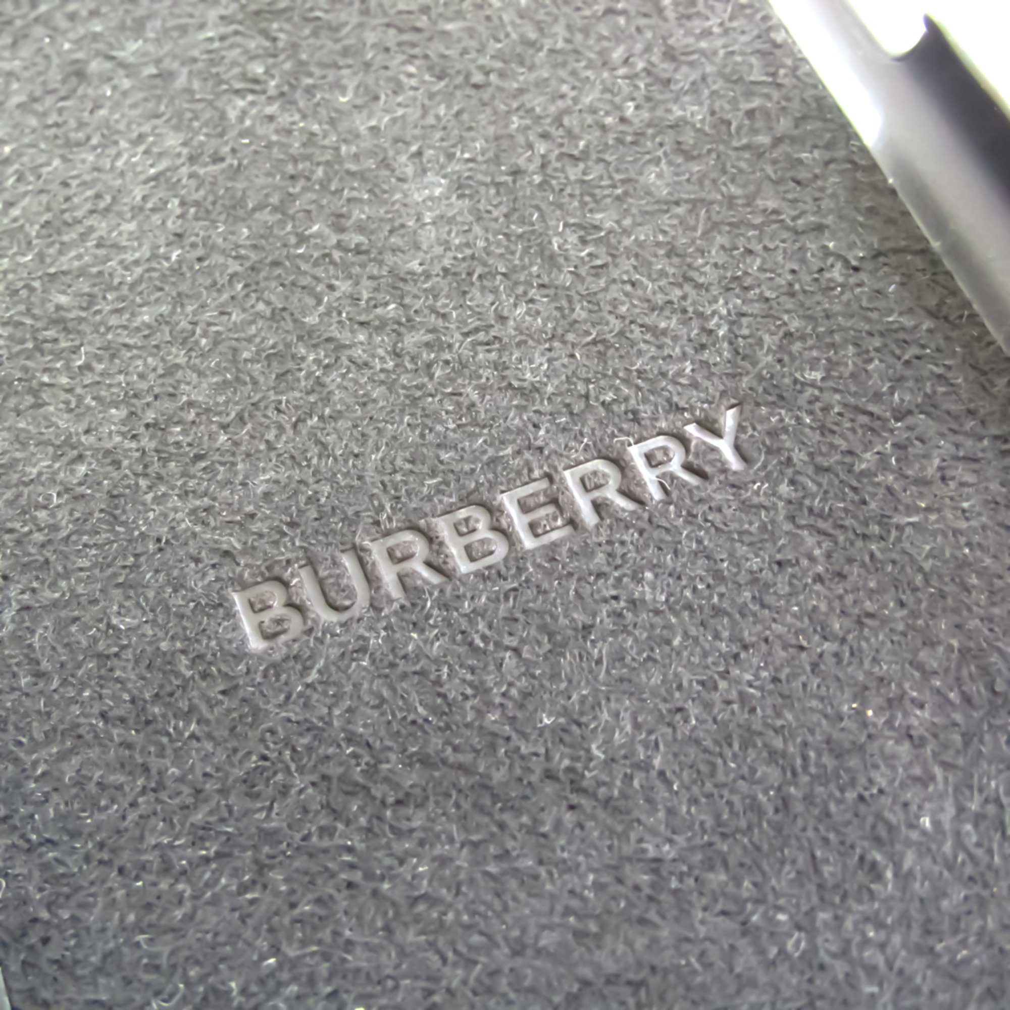 Burberry Leather Phone Bumper For IPhone X Black TB coin logo 8021771