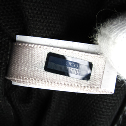 Jimmy Choo Metallic Fabric Patch Unisex Leather,Fabric Clutch Bag Black,Silver
