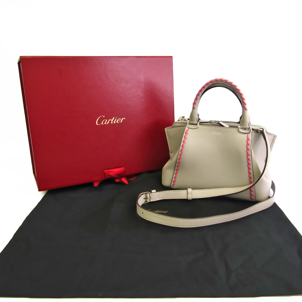 Cartier C De Cartier Mini Model L1002070 Women's Leather Handbag