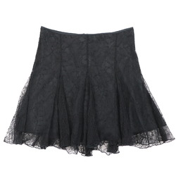 Dolce & Gabbana Flare Lace Skirt Women's Black 38 GSK4F LMBG