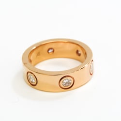 Cartier Love Full Diamond Ring 150th Anniversary Limited Pink Gold (18K) Diamond Band Ring