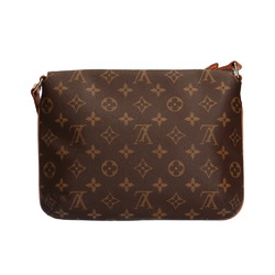 Louis Vuitton LOUIS VUITTON Musette Tango Monogram Shoulder Bag Brown Ladies