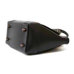 Christian Louboutin Handbag Shoulder Bag Black Women's Leather