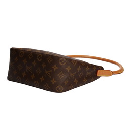 Louis Vuitton LOUIS VUITTON Looping Monogram Shoulder Bag Brown Ladies