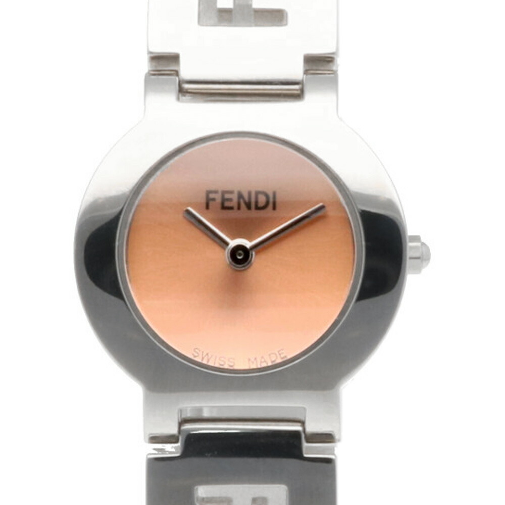 FENDI Fendi SS Watch 3050L Silver Pink Ladies Stainless Steel | eLADY ...