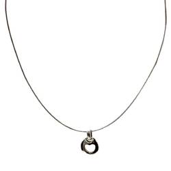 Tiffany & Co. / Open Heart Necklace SV925 Approx. 39cm