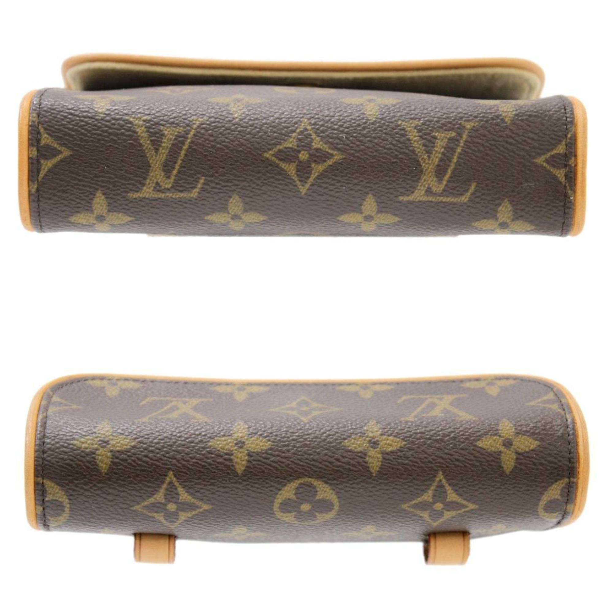 LOUIS VUITTON / Louis Vuitton Pochette Florantine Belt Monogram Brown M51855 FL0071 FL1001