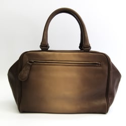 Bottega Veneta Gradation Women's Leather Handbag Beige,Brown