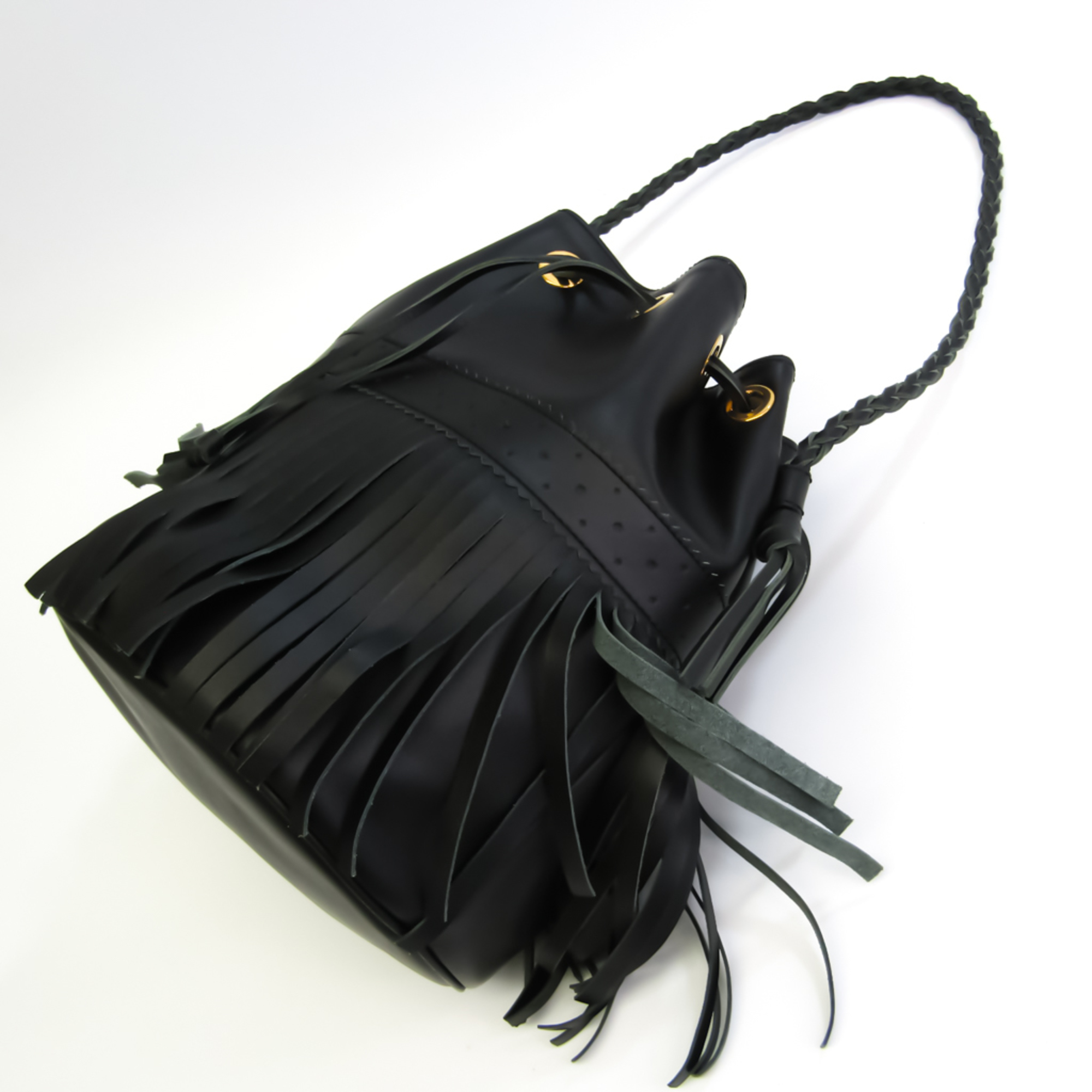 J&M Davidson Carnival L Women's Leather Shoulder Bag Black