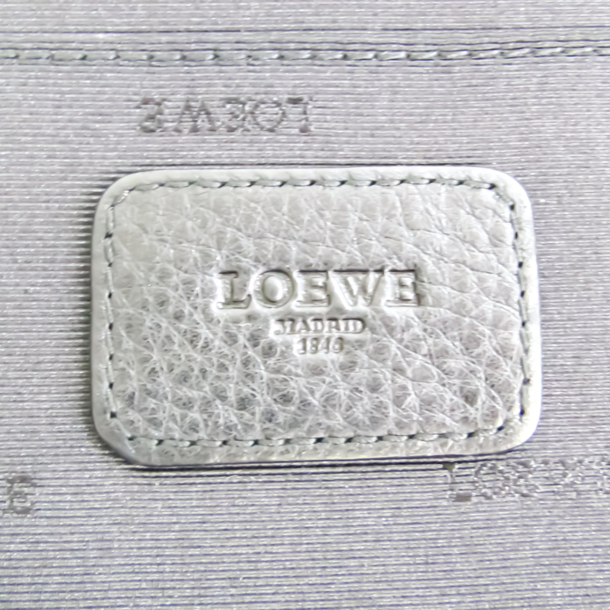 Loewe Unisex Leather Clutch Bag Black