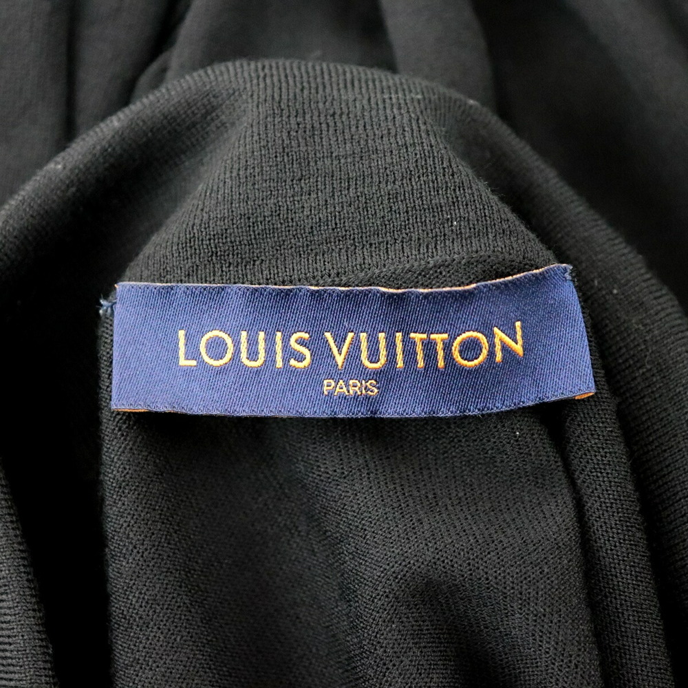 Louis Vuitton Monogram Long-sleeved Knitted Polo Bronze. Size M0