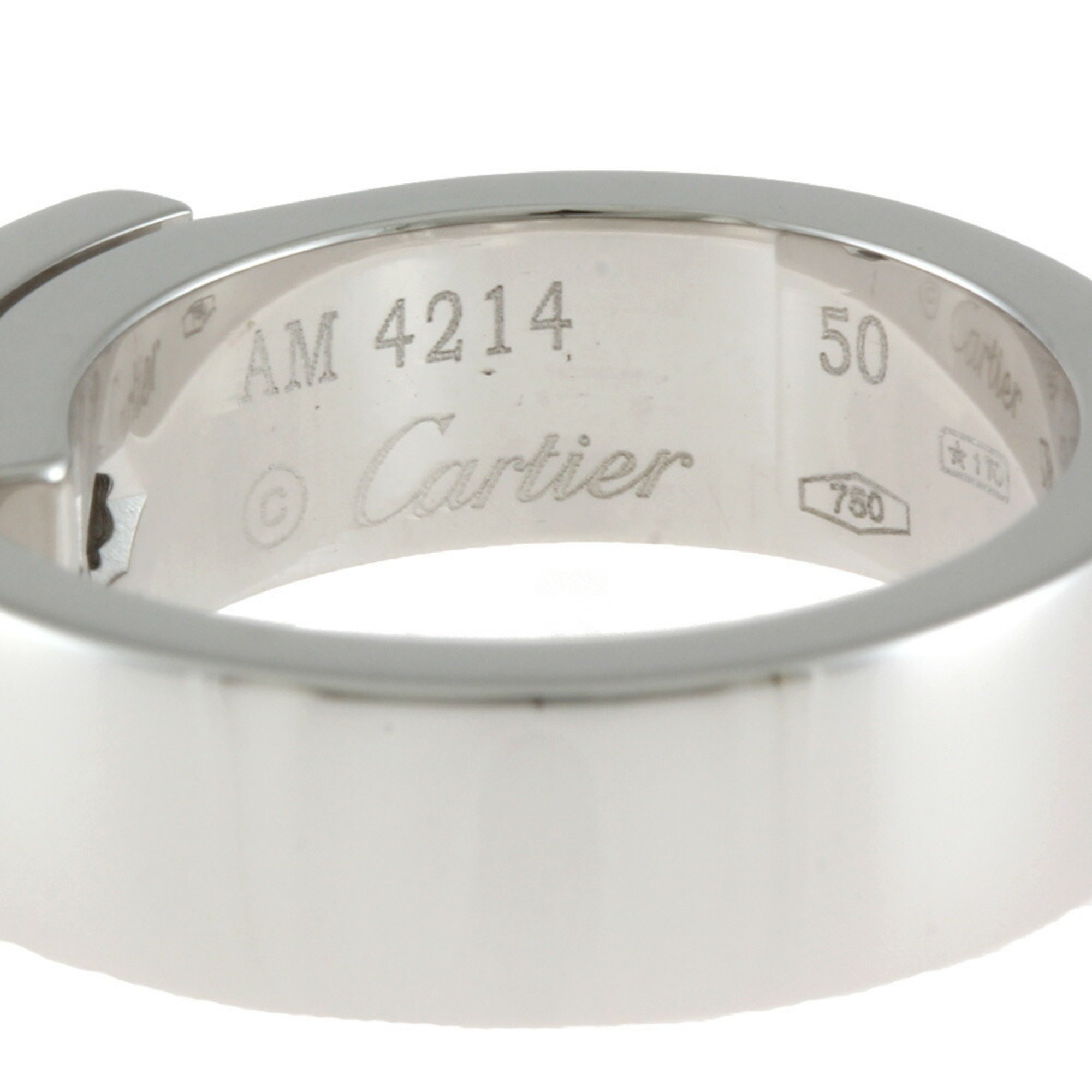 Cartier CARTIER Ring / No. 9 18K Gold Diamond Ladies