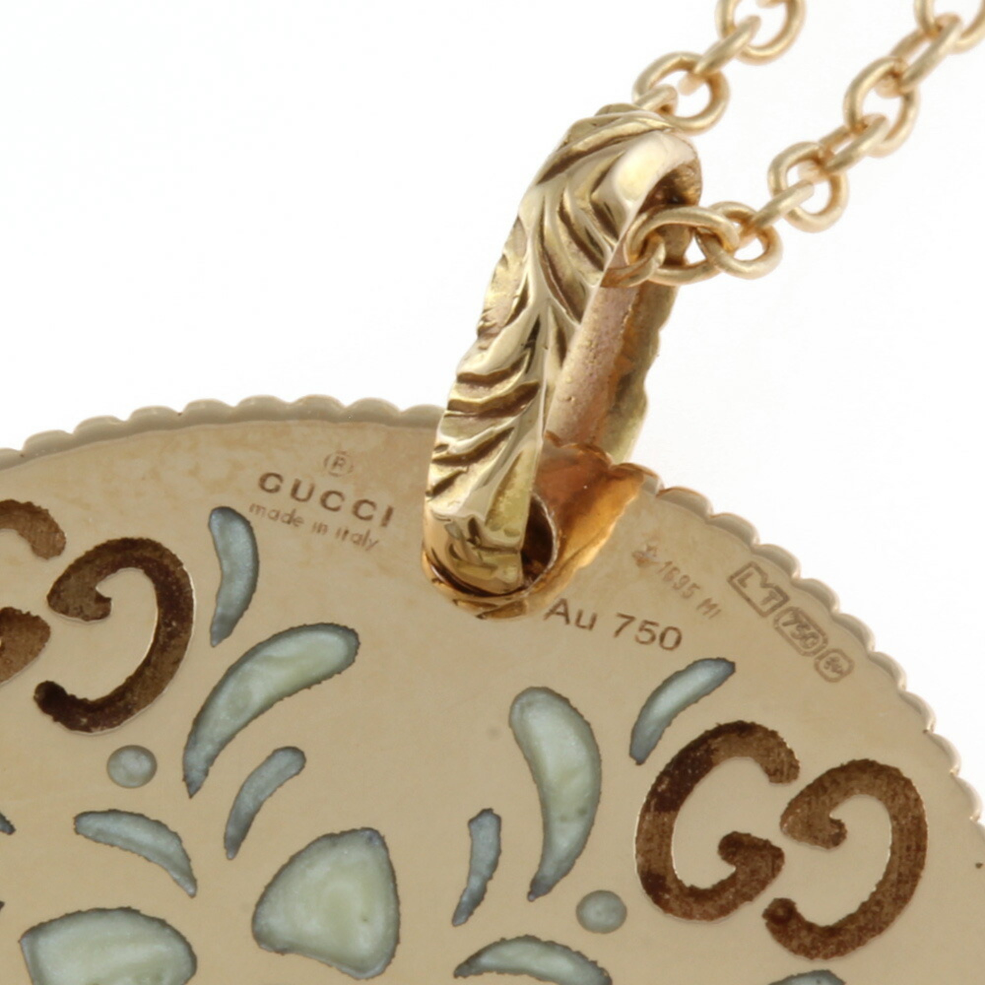 Gucci GUCCI Necklace 18K Gold Ladies