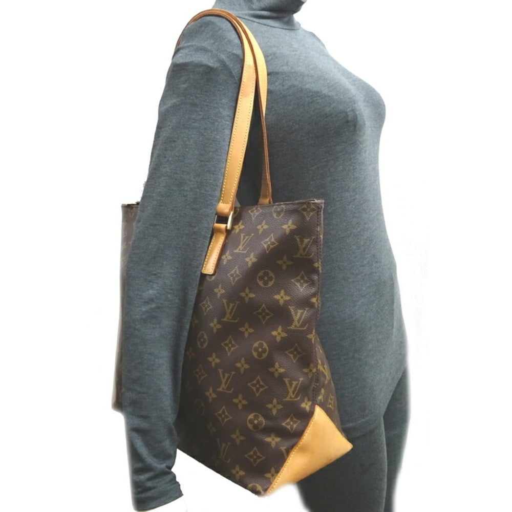 Louis Vuitton Cabas Mezzo Women's Tote Bag M51151 Monogram Brown
