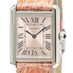 Cartier Tank Solo Quartz Stainless Steel Women's Dress Watch W5200000