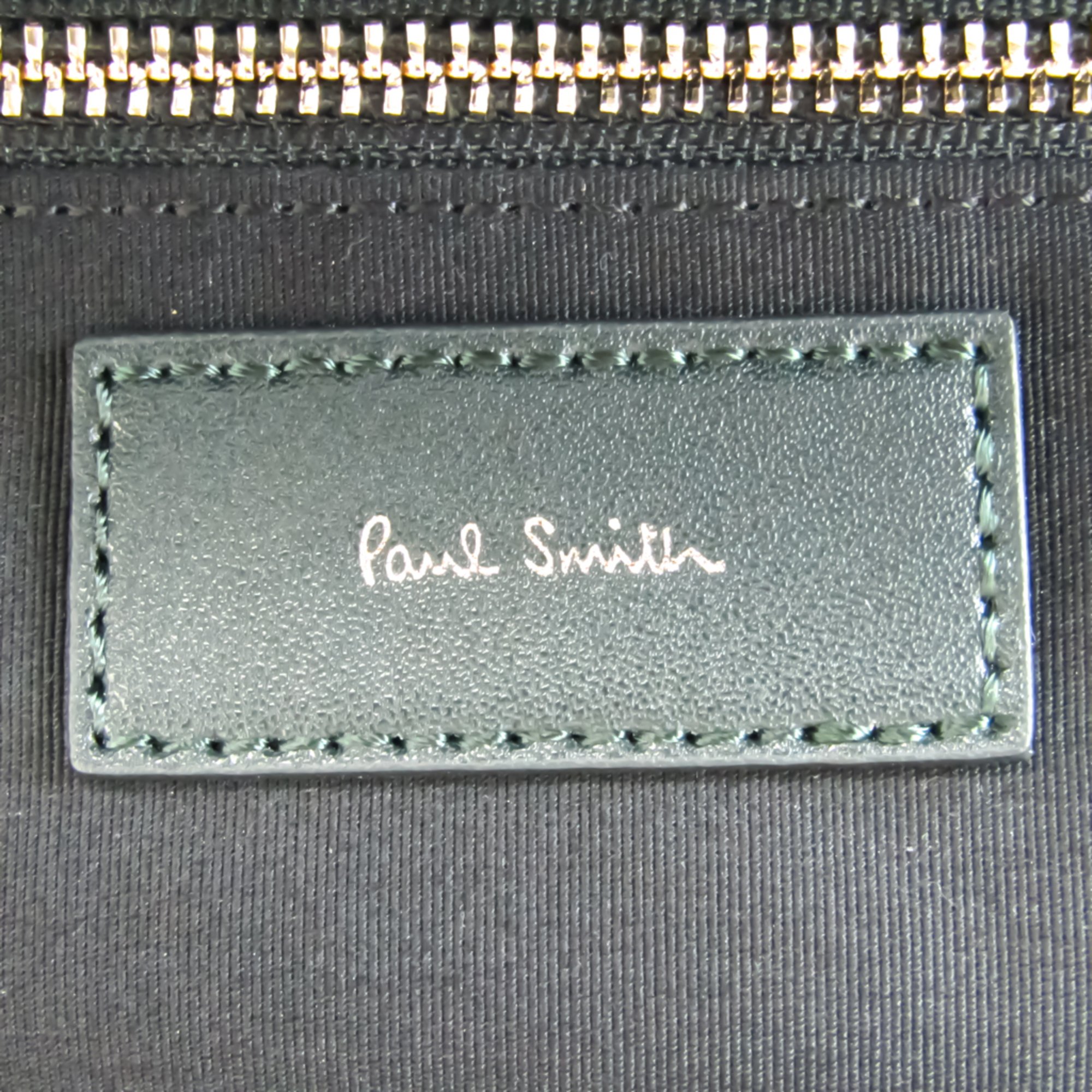 Paul Smith Needle Check Backpack Unisex Acrylic,Wool Backpack Gray,Green