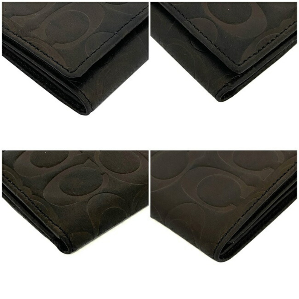 Leather wallet Coach Brown in Leather - 34930267