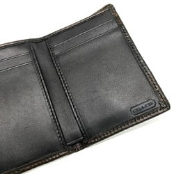 Coach tri fold wallet in dark fuchsia