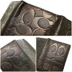 Leather wallet Coach Brown in Leather - 34930267