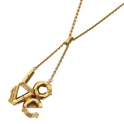 Louis Vuitton Necklace Essential V PM Gold MP1465 GP LE0194 LOUIS VUITTON  Long Women's Jewelry Accessory Pendant