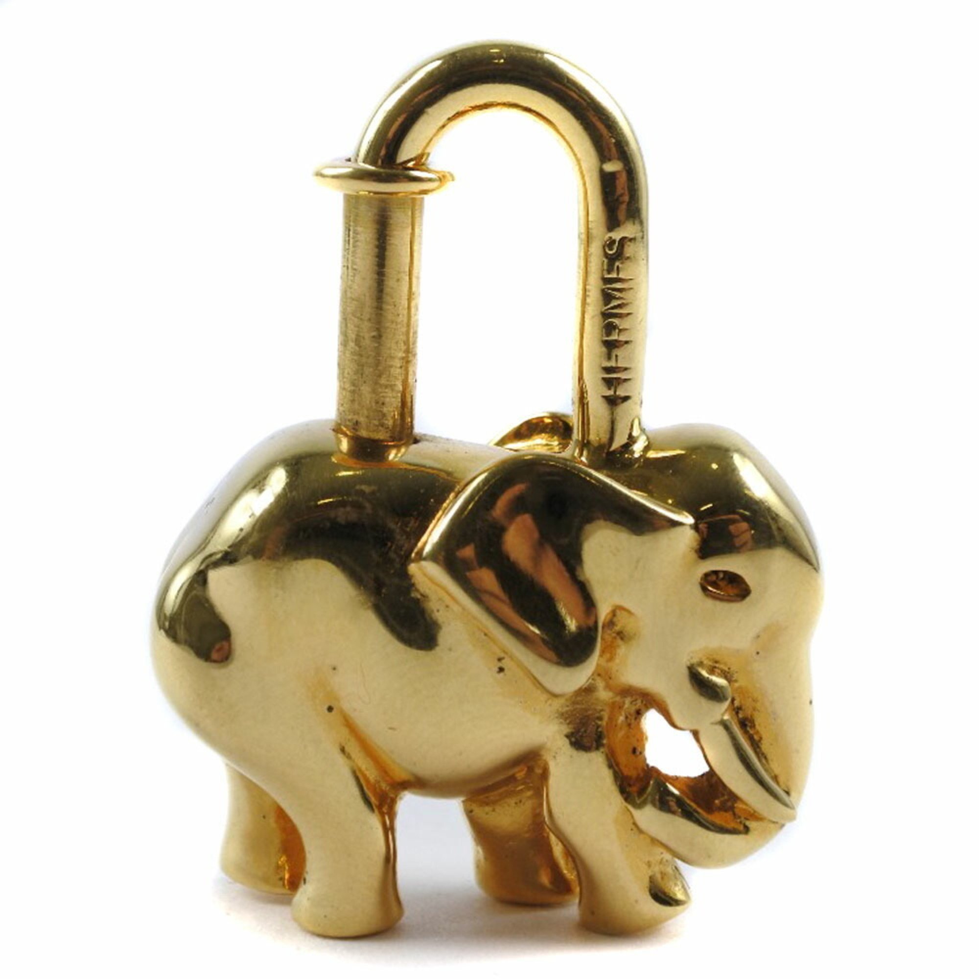 HERMES Hermes Elephant Gold Plating Unisex Cadena