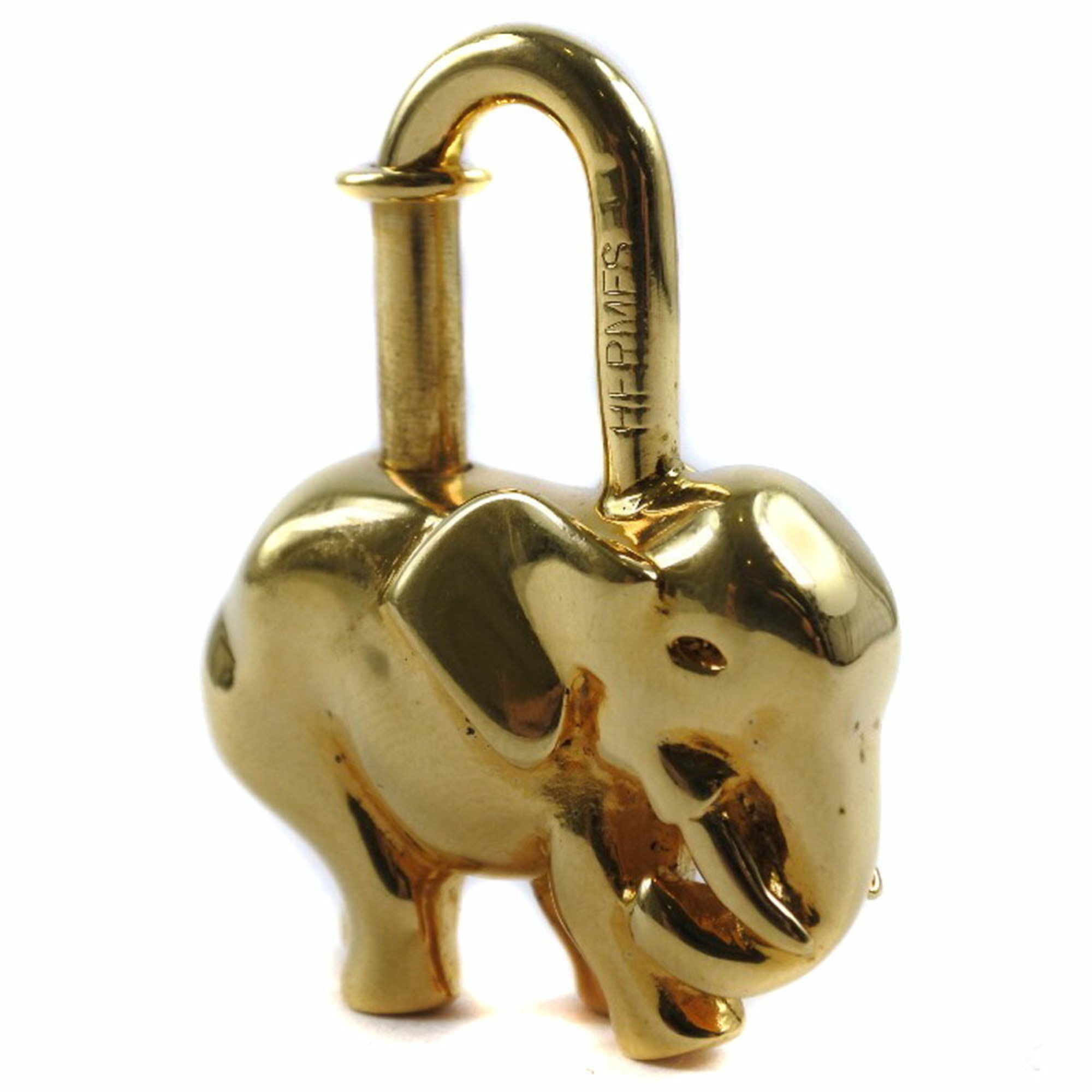 HERMES Hermes Elephant Gold Plating Unisex Cadena