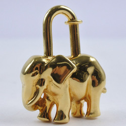 HERMES Hermes Elephant Gold Plating Unisex Cadena