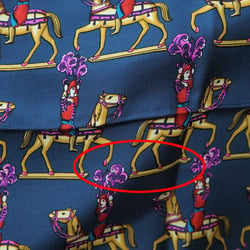 HERMES Hermes Carre 90 LES ARTIFICIERS Fireworks Master Horse Knight Soldier Navy Scarf Muffler