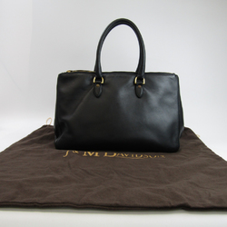 J&M Davidson Women's Leather Handbag Black