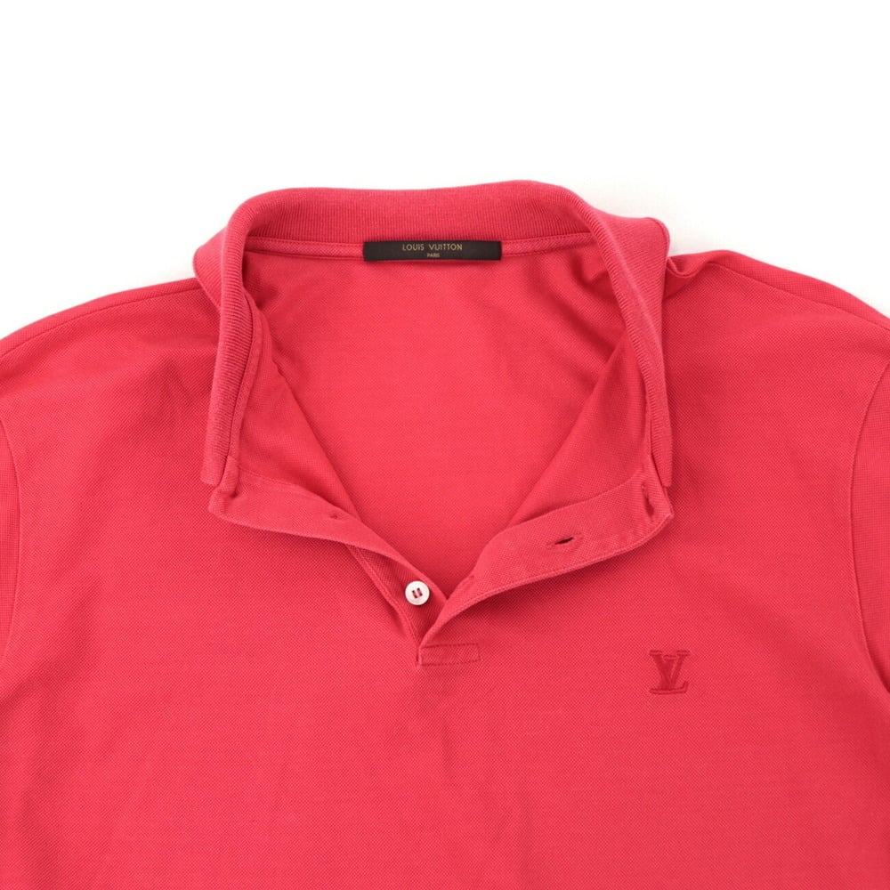 Louis Vuitton Men's Polo Shirt Red Color