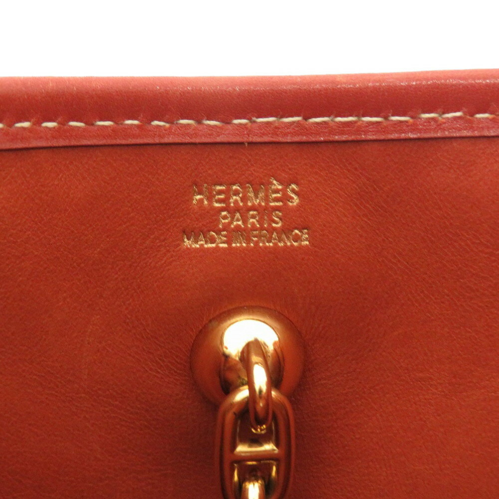 Hermes Vespa PM Women's Taurillon Clemence Leather Shoulder Bag Dark Brown  | eLADY Globazone