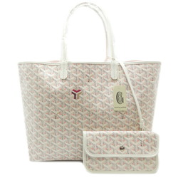 Goyard Saint Louis Women's PVC Leather Tote Bag Pink White