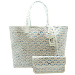 Goyard Saint Louis Women's PVC Leather Tote Bag Turquoise White