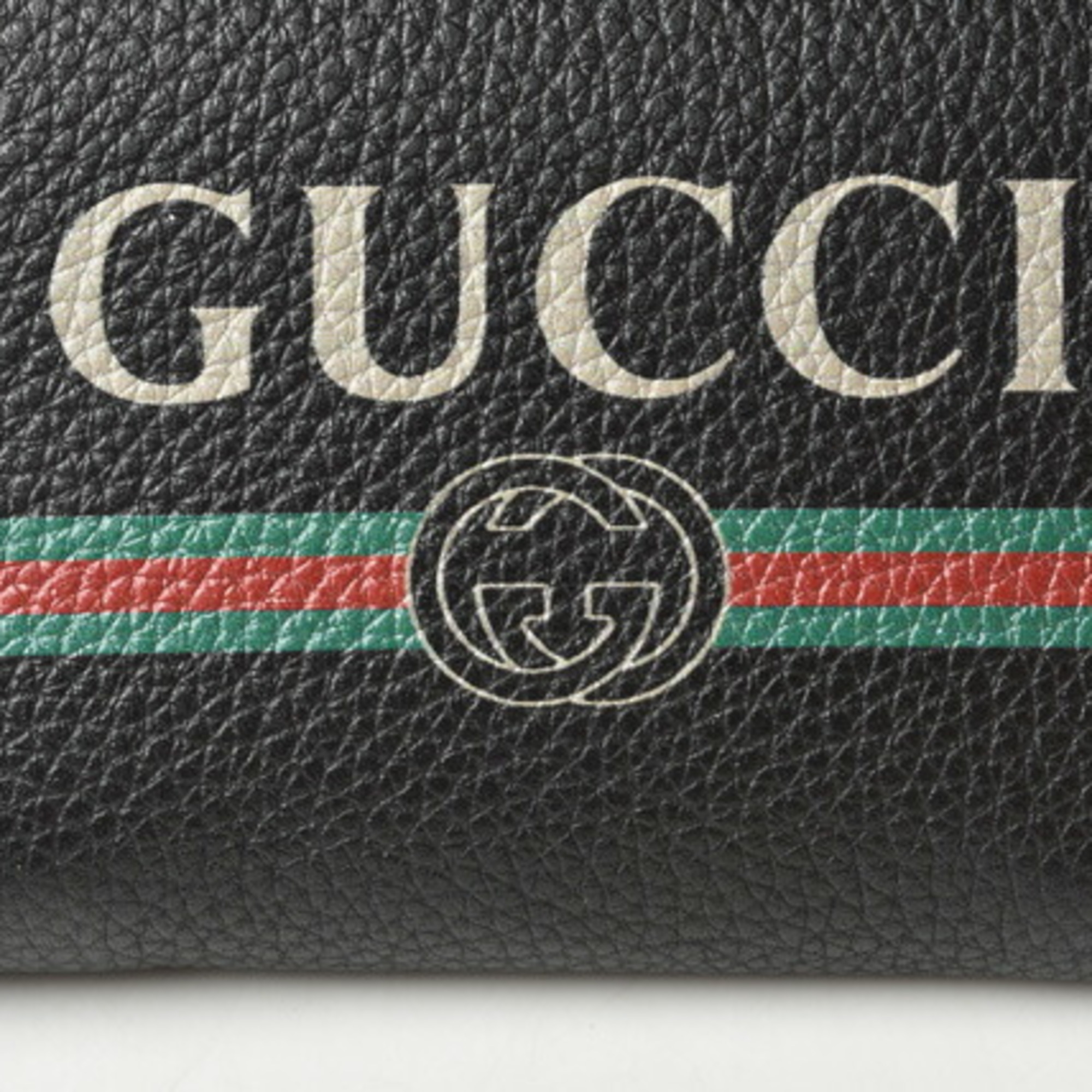 Gucci M2203-30-g Unisex  Calfskin Coin Purse/coin Case Black