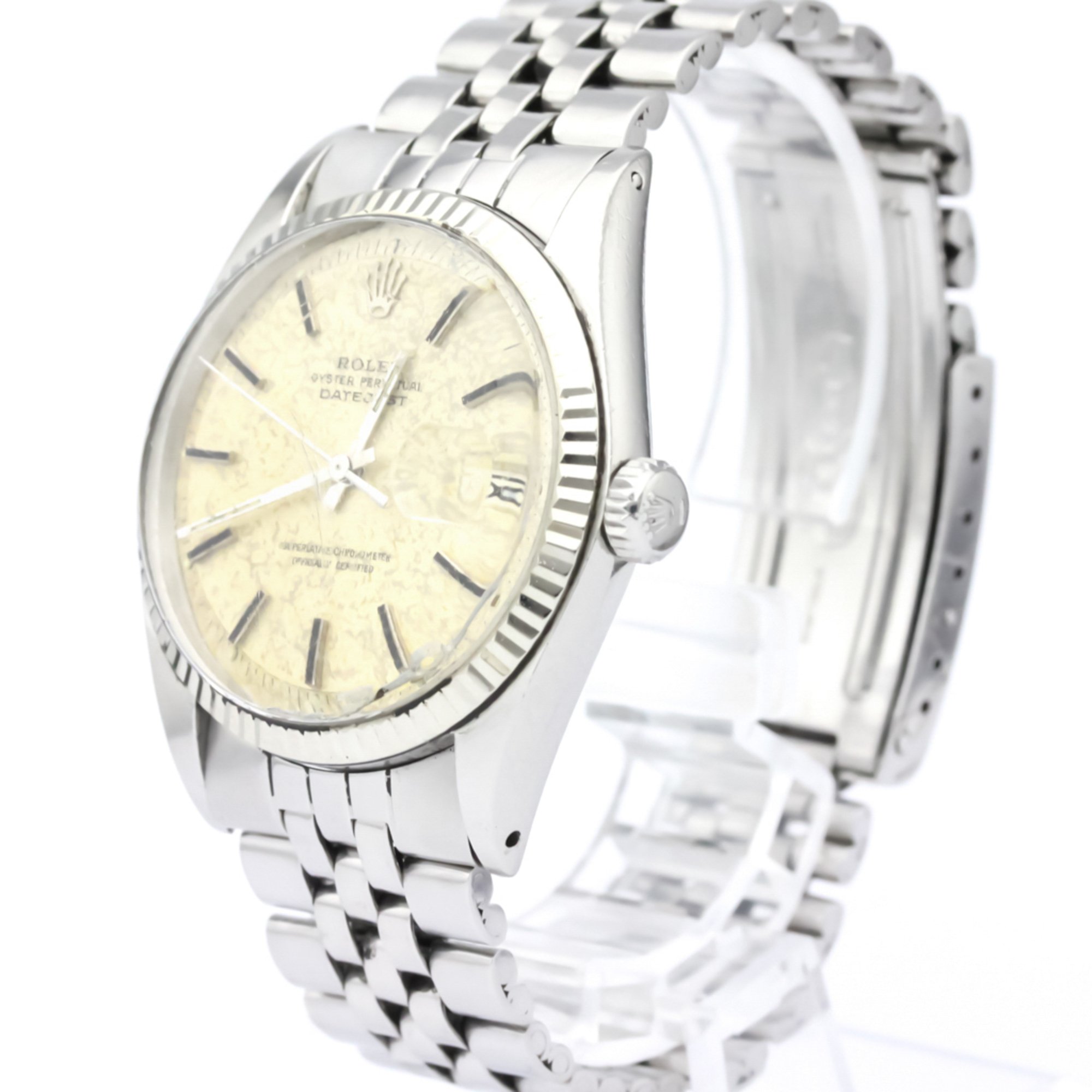 Rolex Datejust Automatic Stainless Steel,White Gold Dress Watch 1601