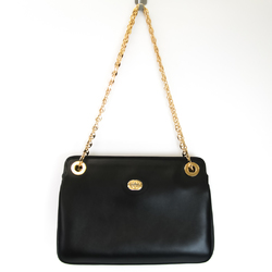 Gucci Marina 576422 Women's Leather Shoulder Bag Black