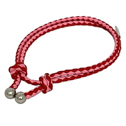 Bottega Veneta Ec-14204 Leather Charm Bracelet Pink,Red Color