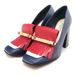 Valentino Women's Pumps (Navy,Red Color)