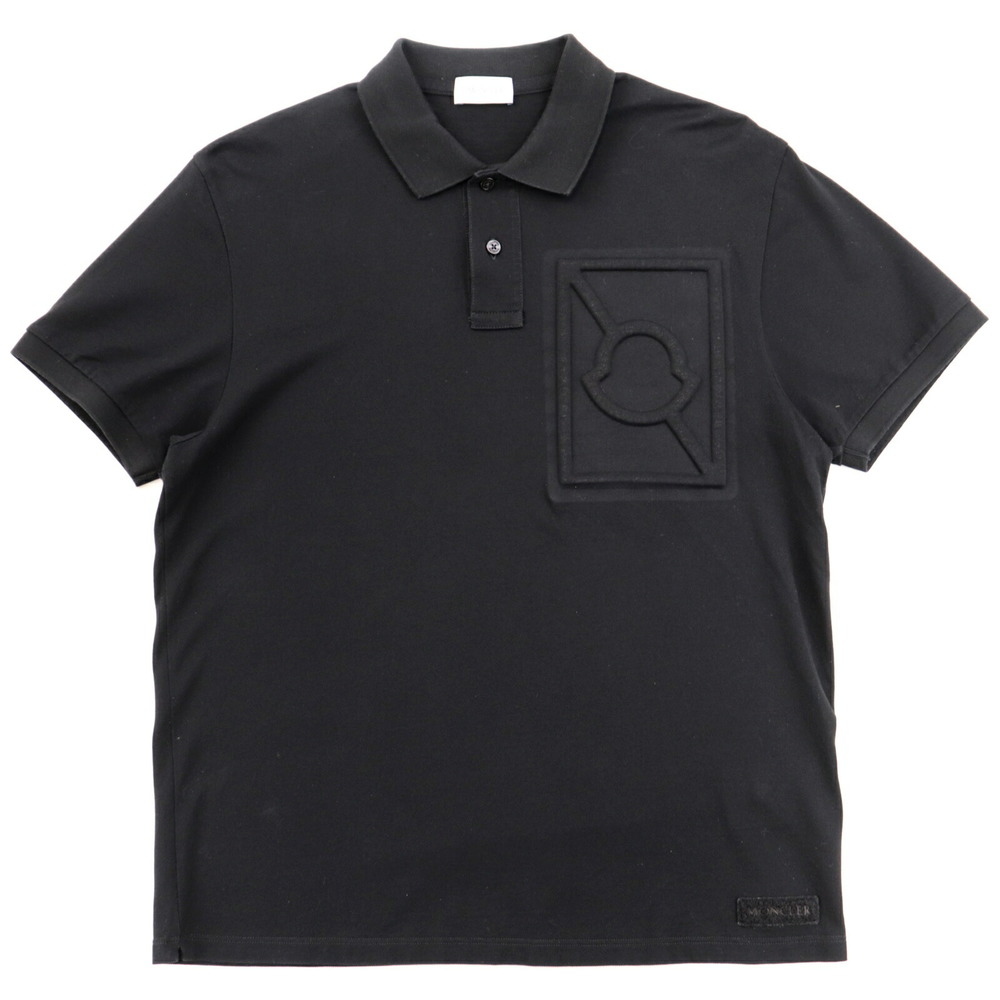 Moncler Genius 18 year embossed short sleeve polo shirt men's